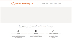 Desktop Screenshot of discoursehosting.com